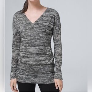 White House Black Market V Neck Tunic